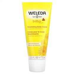 Weleda, Baby, питательный детский крем для тела, с экстрактами календулы, 75 мл (2,5 жидк. унции)