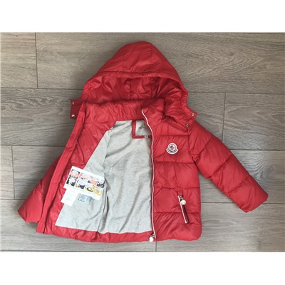 М.17-29 Куртка Moncler красная  (98,110,116,122)