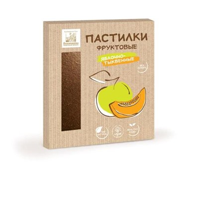 Пастилки фруктовые яблочно-тыквенные 1/50
