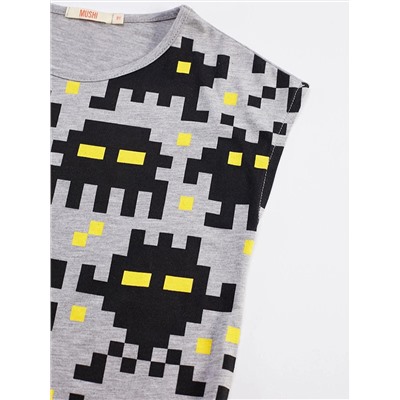 MSHB&G Комплект футболки и шорт для мальчика Pixel Monsters