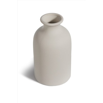 Прочная керамика с матовой глазурьюВаза устойчивая, не царапает мебельОбъем вазы 300 мл, высота - 12,5 см Nothing Shop #852795