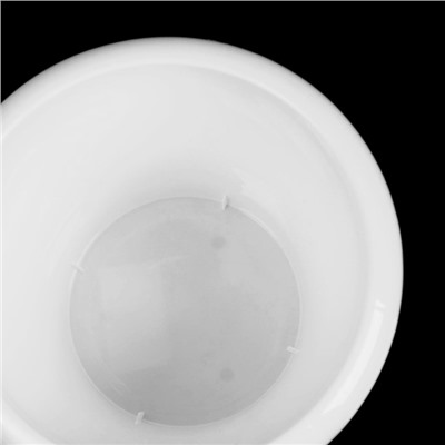 Пластиковый горшок «Гамма», d=22, с поддоном, белый