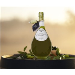 Оливковое масло Carletti Extra Virgin – Бутылка Fiasco емкостью 1 литр с каплеуловителем – Первый холодный отжим