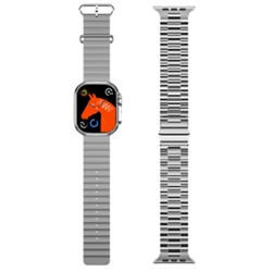 Смарт-часы CHAROME T8S Ultra Max (серебро) Call Version