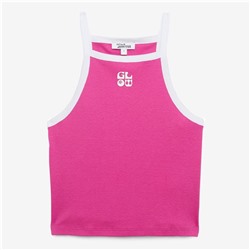 Camiseta de tirantes - 100% algodón - rosa