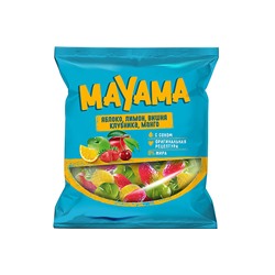 «Mayama», мармелад жевательный со вкусами клубники, яблока, вишни, манго, лимона, 70 г