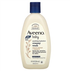 Aveeno, Baby, крем для душа, без отдушек, 236 мл (8 жидк. Унций)