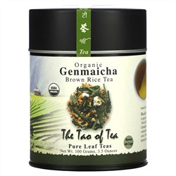 The Tao of Tea, Organic Genmaicha, Чай из коричневого риса, 3,5 унции (100 г)