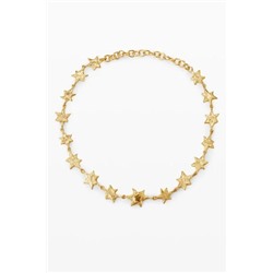 Gold-plated star choker Zalio