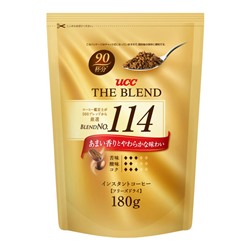 UCC THE BLEND Кофе Коллекция 114 растворимый мягкий вкус 180 гр., сменная упаковка