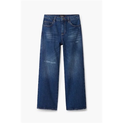 Denim culotte pants