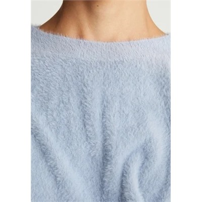 OYSHO - LONG SLEVED - Рубашка для сна - синий
