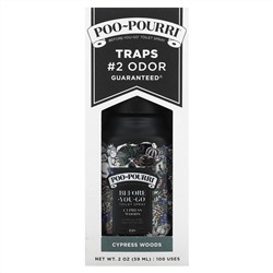 Poo-Pourri, Спрей для туалета Before-You-Go, кипарисовая древесина, 59 мл (2 унции)