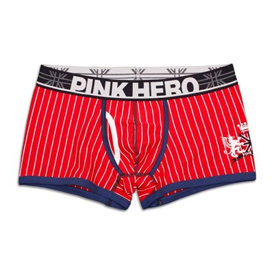 Мужские боксеры Pink Hero красные в полоску PH1237-3