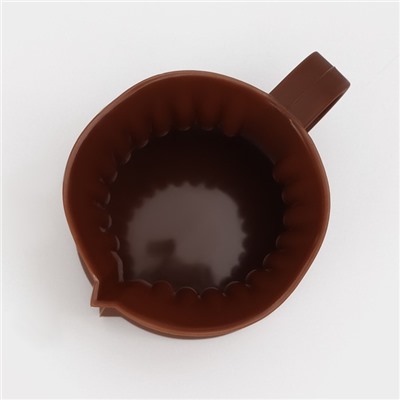 Кувшин для плавления и заливки шоколада Доляна «Зефира», 180 мл, 10×7см, d=6 см, цвет МИКС