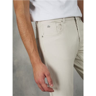 Pantaloni skinny fit in cotone