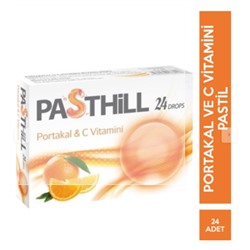 Пастилки Pasthill с апельсином и витамином С, 24 шт.