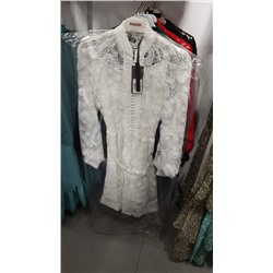 Phardi Платье 14575 белое укороченое Размер 40+6