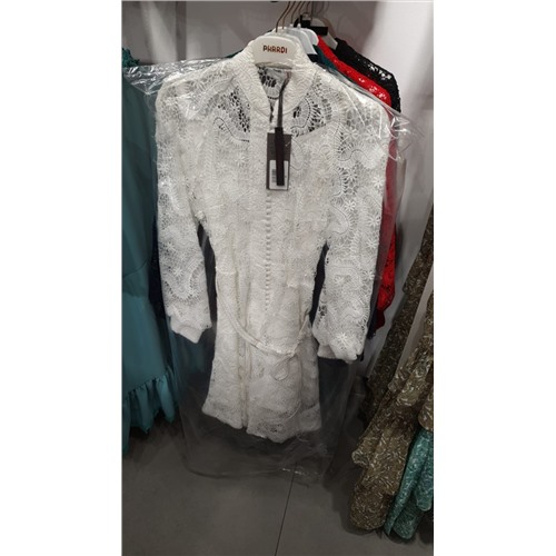 Phardi Платье 14575 белое укороченое Размер 40+6