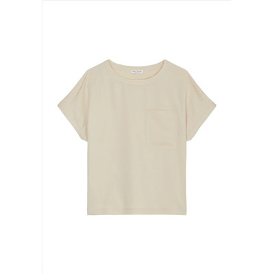 Marc O'Polo - STYLE SHORT SLEEVE CREW NECK SOLID - Базовая футболка - бежевый