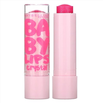 Maybelline, Baby Lips Crystal, Moisturizing Lip Balm, 140 Pink Quartz, 0.15 oz (4.4 g)