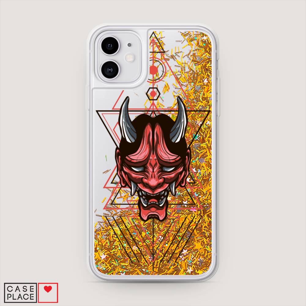 Жидкий чехол с блестками Hanya Oni mask на iPhone 11 купить, отзывы, фото,  доставка - КАПУСТА │ Совместные покупки Краснодар, Краснодарский край, Ново