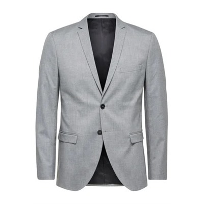 Selected Homme - пиджак - светло-серый