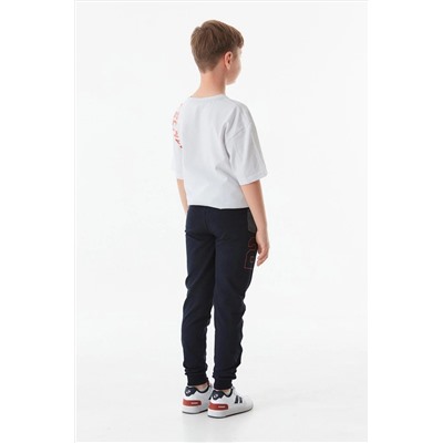 Спортивные штаны Fullamoda с принтом и эластичной резинкой на талии для мальчиков
