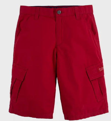 levi's red cargo shorts