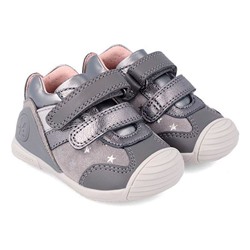 Biomecanics - sneakers - cuero - gris oscuro