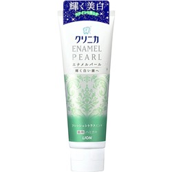 LION Зубная паста Clinika Enamel Pearl отбеливающая, вкус персика и маракуйя, туба 130 гр