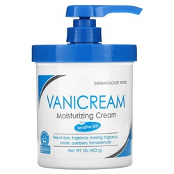 Vanicream, Увлажняющий крем, для чувствительной кожи, 1 фунт (453 г)