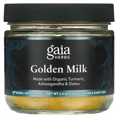 Gaia Herbs, Золотое молоко, 123 г (4,3 унции)