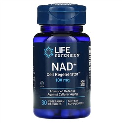 Life Extension, NAD+ Cell Regenerator, NIAGEN Nicotinamide Riboside, 100 mg, 30 Vegetarian Capsules