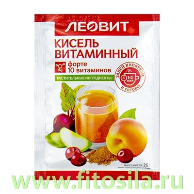 Кисель "Витаминный форте", 20 г, пакет