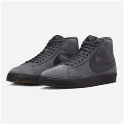 Sneakers altas SB Zoom Blazer Mid - cuero vuelto - Autoclave - gris