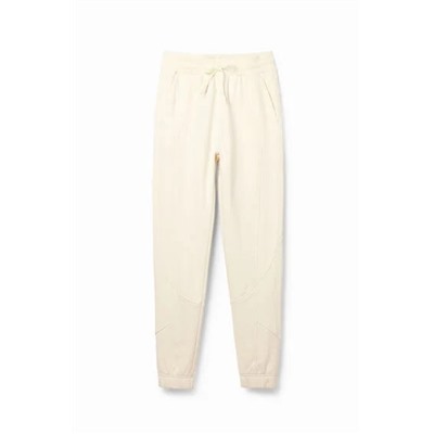 Seamed jogger trousers