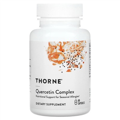 Thorne, комплекс с кверцетином, 60 капсул