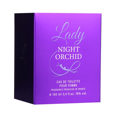Туалетная вода женская Genty "Lady Night Orchid", 100 мл