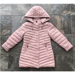 М.1850 Пальто Moncler стеганное  пудра (164)