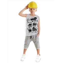 Denokids Комплект шорт-капри для мальчика-строительной машины