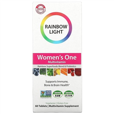 Rainbow Light, Women's One, мультивитамины, 60 таблеток