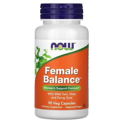 NOW Foods, Women Balance, баланс растительных капсул, 90