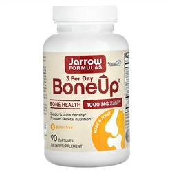 Jarrow Formulas, BoneUp 3 в день, 1000 мг, 90 капсул