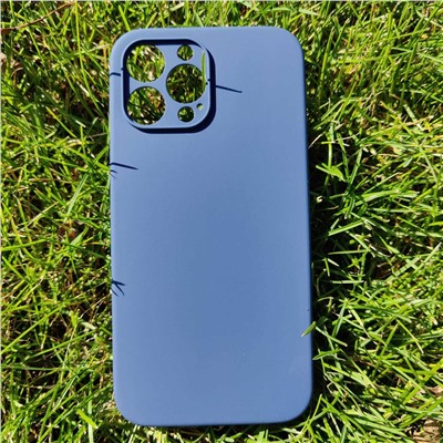 Чехол Silicone Cese на iPhone 13 Pro (Dark Blue) без логотипа