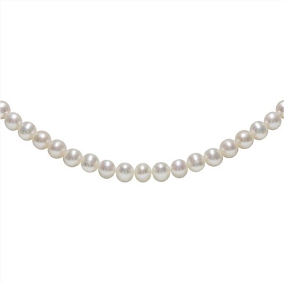 Collar - plata 925 - perlas de agua dulce - Ø de la perla: 5.5 - 6.5 mm