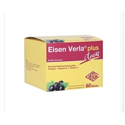 Железо Verla Eisen Verla® plus direkt- прямые стики в гранулах 60 шт