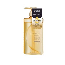 SHISEIDO Шампунь для волос TSUBAKI Volume @ Repair для объема и блеска, 490 мл., бутылка с дозатором