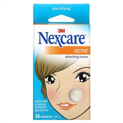 Nexcare, Acne Absorbing Covers, 36 Assorted Covers