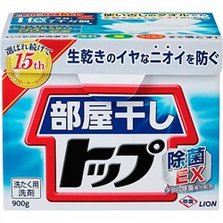 Стиральный порошок Lion порционный "Top-сухое белье" антибактериальный для сушки белья дома, 150г, Япония